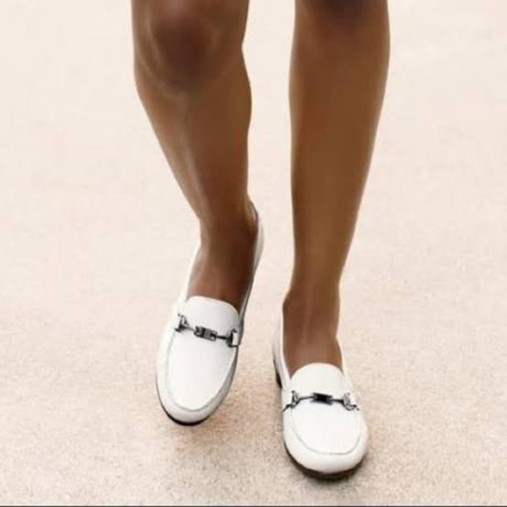 Munro White Loafers - 9N